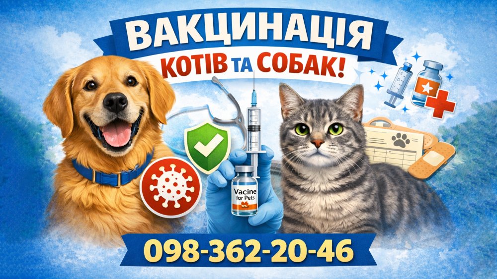 Березанський відділ ветеринарної медицини проведе вакцинацію домашніх тварин