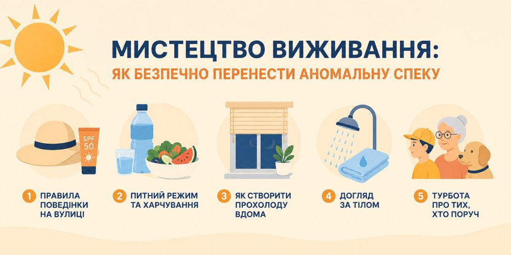 Мистецтво виживання: як безпечно перенести аномальну спеку